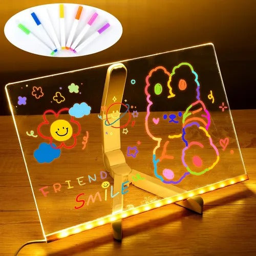 ✨ MagicBoard – Pizarra LED Dibujos - Ilumina la creatividad de los niños 🎅