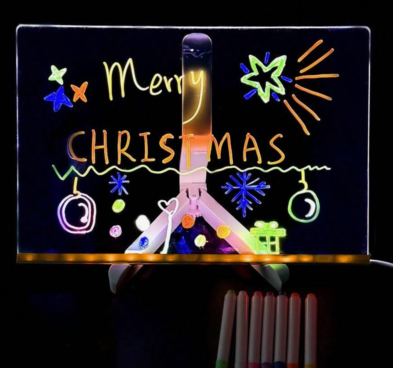 ✨ MagicBoard – Pizarra LED Dibujos - Ilumina la creatividad de los niños 🎅