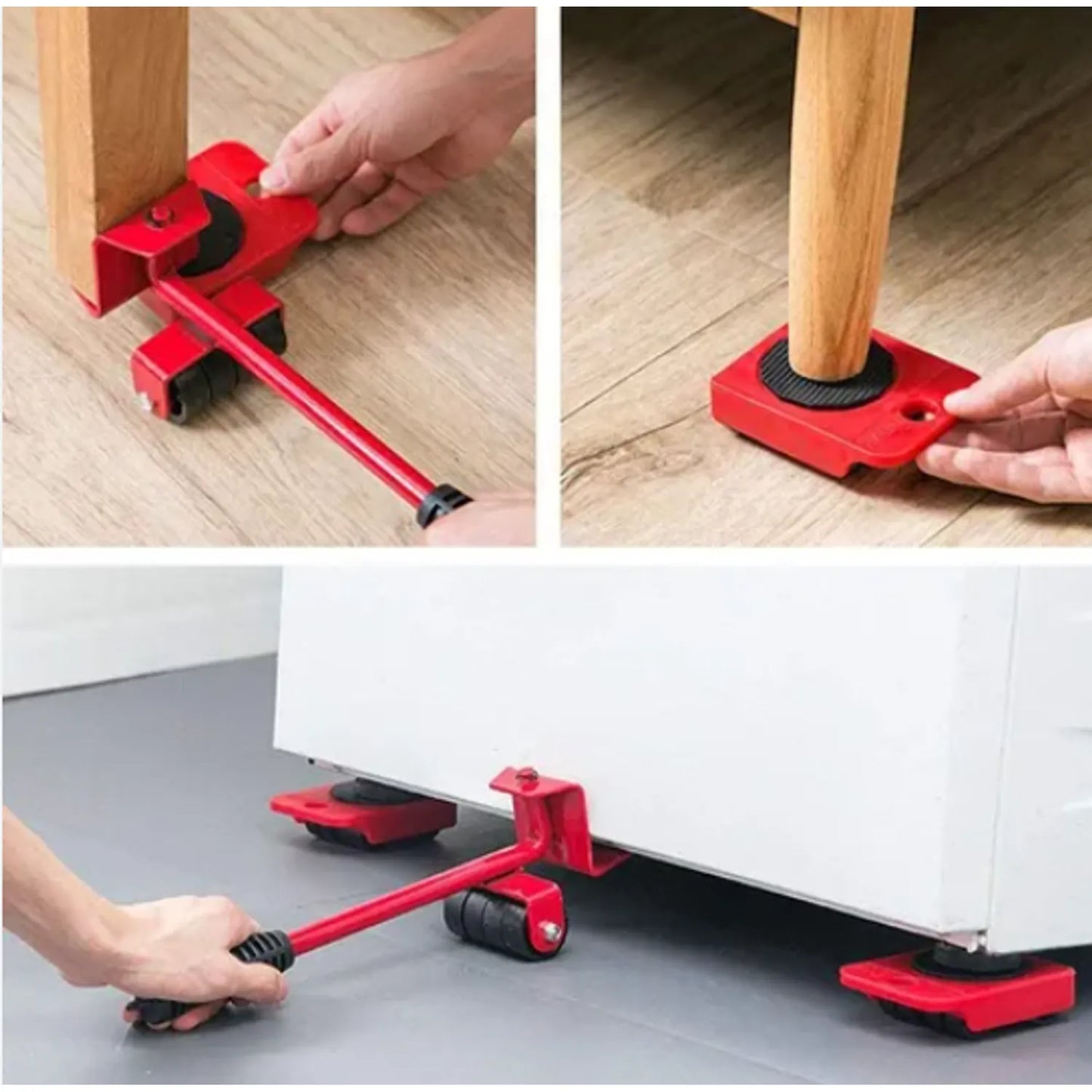 ELEVADOR DE MUEBLES CON RODILLO (300 kilos)