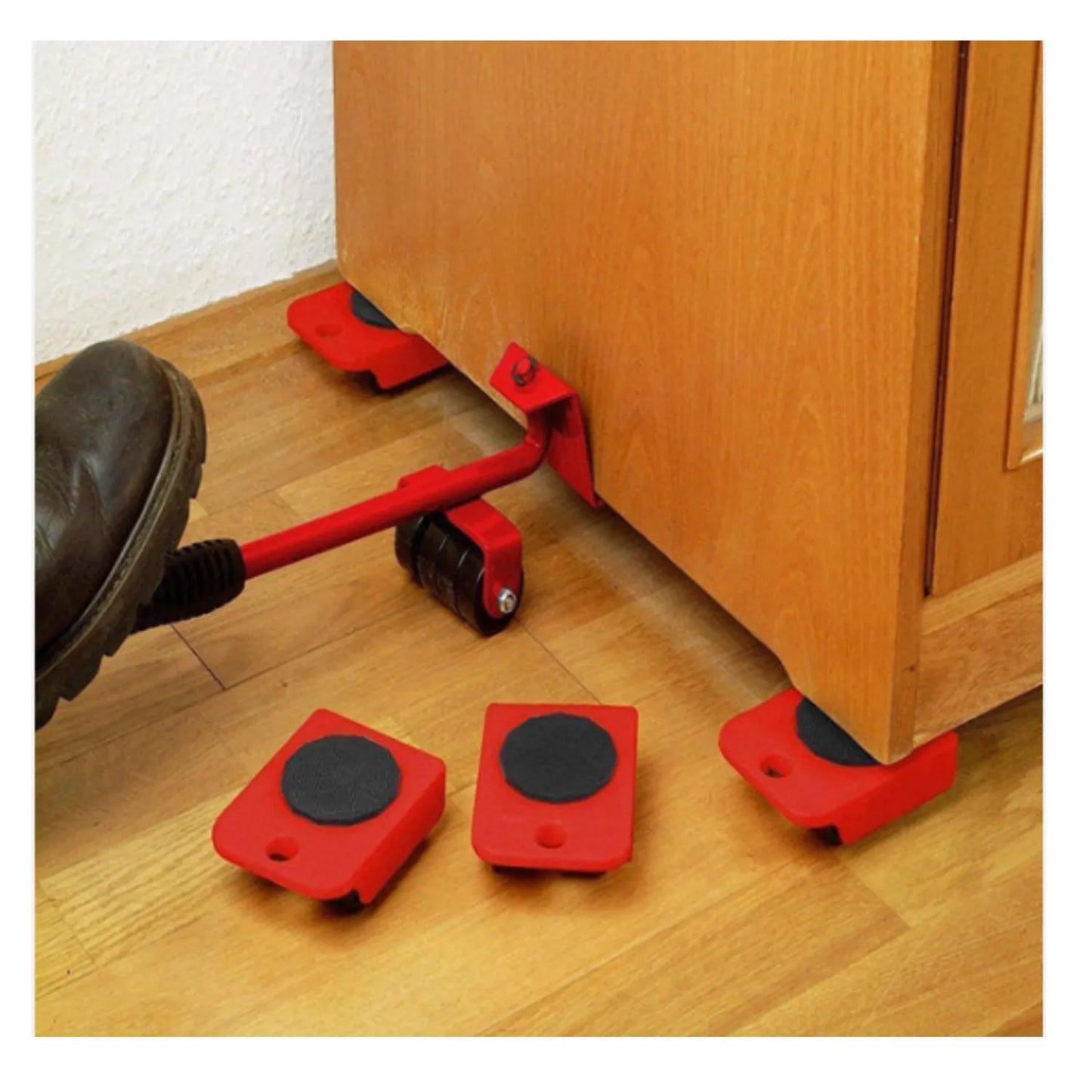 ELEVADOR DE MUEBLES CON RODILLO (300 kilos)